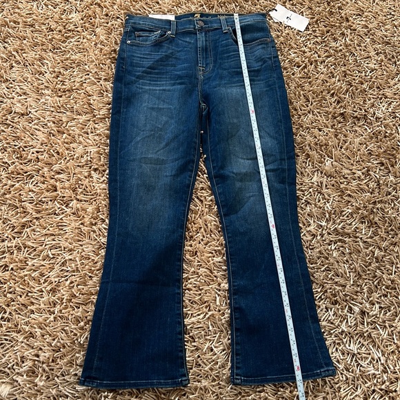 7 For All Mankind High Waist Slim Kick AU8512005 Mohr Size 29 - Picture 4 of 11